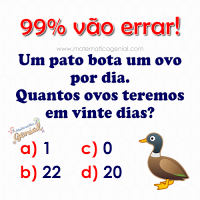 Enigma do pato - Desvende-o agora mesmo