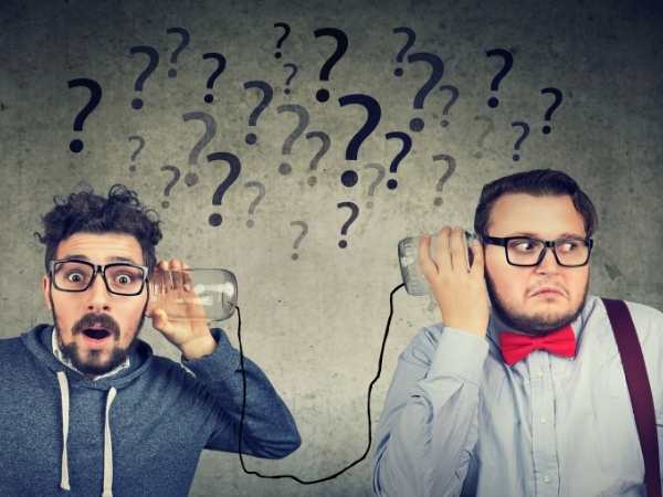 Falha na comunicação entre pessoas