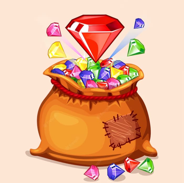 o saco de diamantes