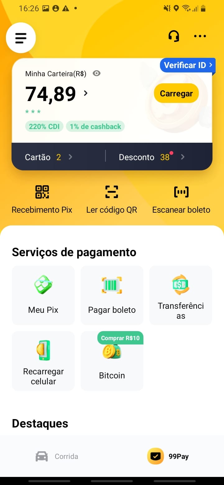 99Pay 99Pay libera conta digital que DEVOLVE dinheiro das compras e oferece cupons de desconto