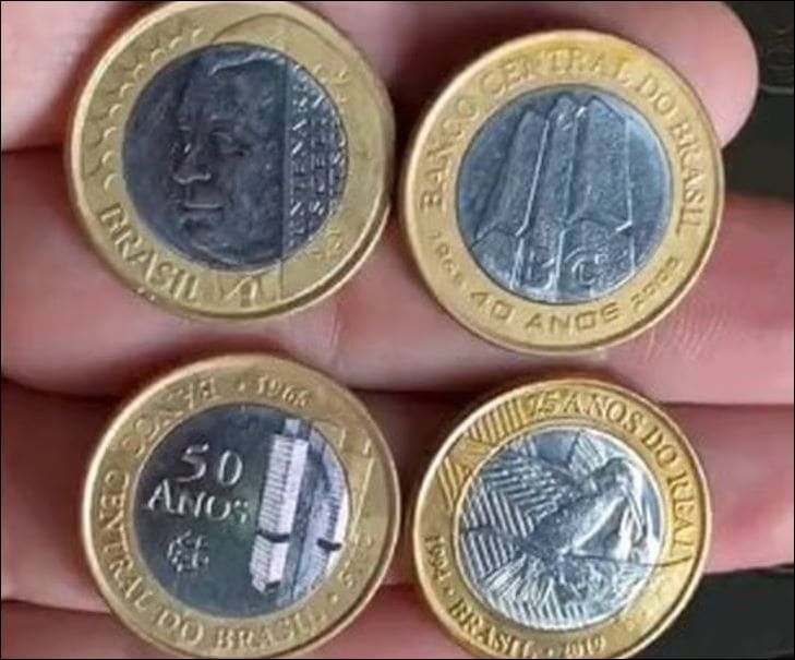 Algumas moedas de R$ 1 podem valer uma pequena fortuna; saiba quais são! Algumas moedas de R$ 1 podem valer uma pequena fortuna; saiba quais são!