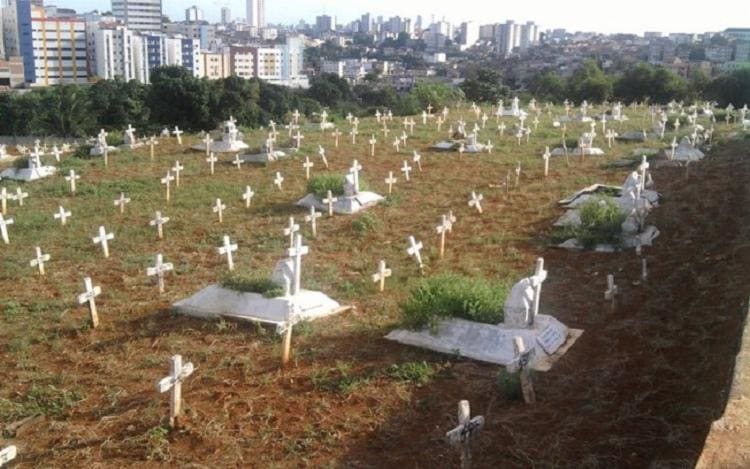 média mortes brasil covid-19