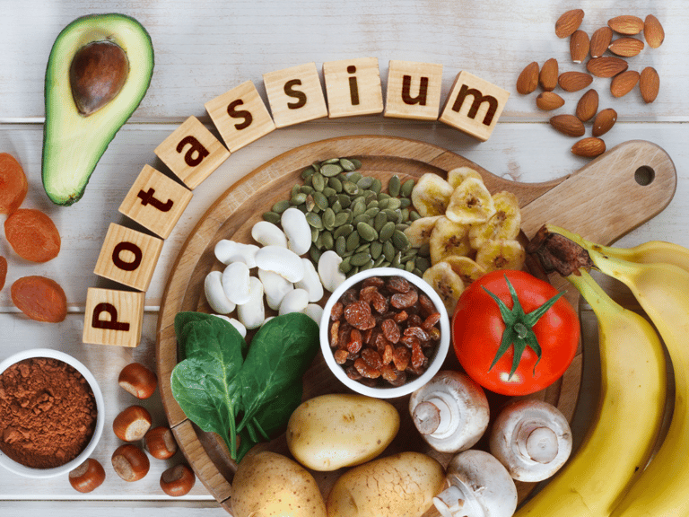 consumir alimentos com potássio