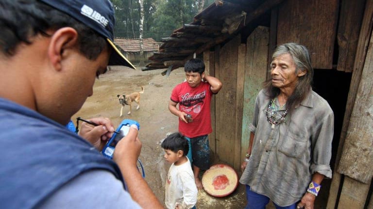 Entrevista do IBGE para o Censo Demográfico.