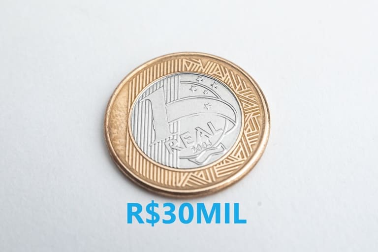 Moeda 1 Real que vale até R$30MIL Moeda 1 Real que vale até R$30MIL