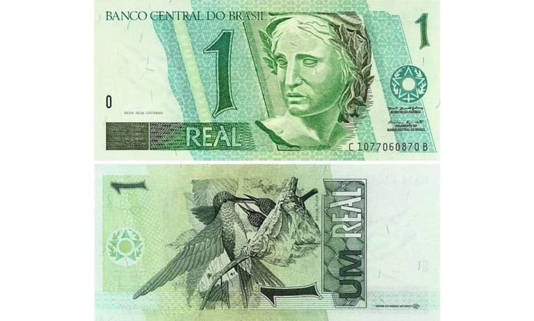 Banco Central retirou notas de 1 real de circulação devido à sua curta vida útil e aos casos de falsificação
