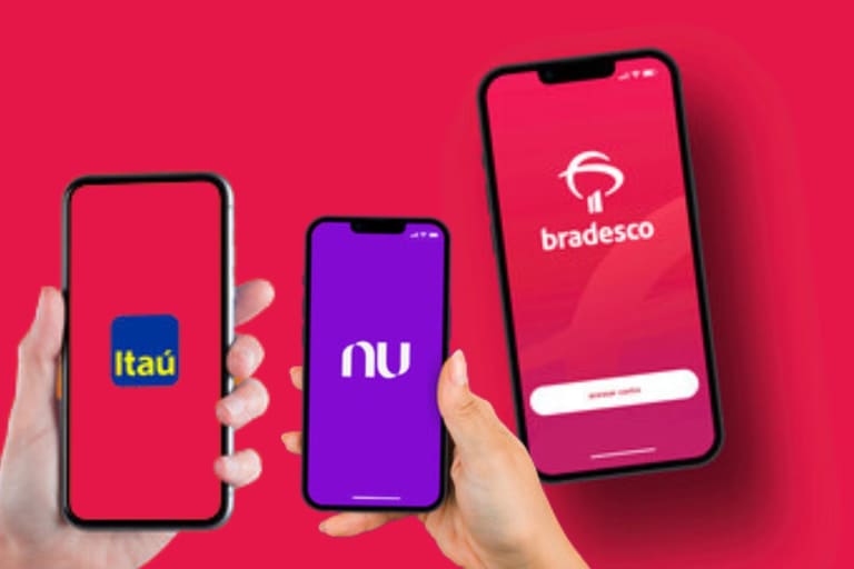 Aplicativos de BANCOS FAMOSOS acabarão? Saiba o que Nubank, Bradesco e Itaú dizem a respeito Aplicativos de BANCOS FAMOSOS acabarão? Saiba o que Nubank, Bradesco e Itaú dizem a respeito