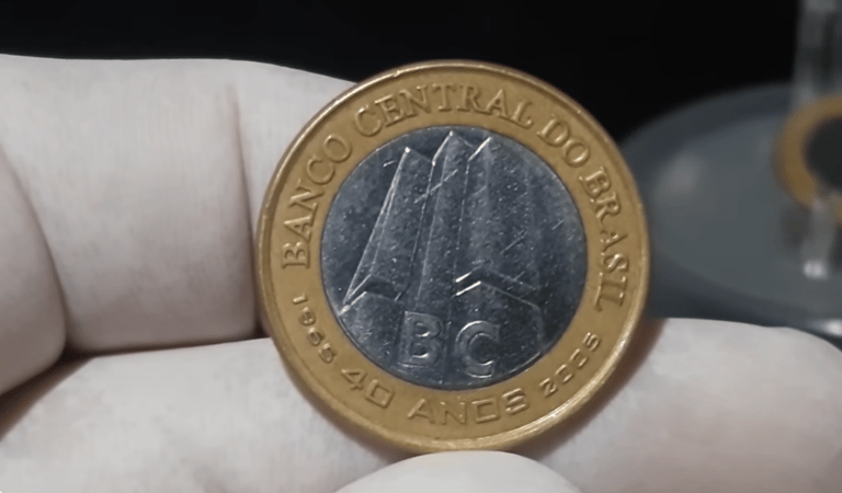 Moeda de 1 REAL dos 40 ANOS do Banco Central pode ser vendida por R$ 250,00 Moeda de 1 REAL dos 40 ANOS do Banco Central pode ser vendida por R$ 250,00