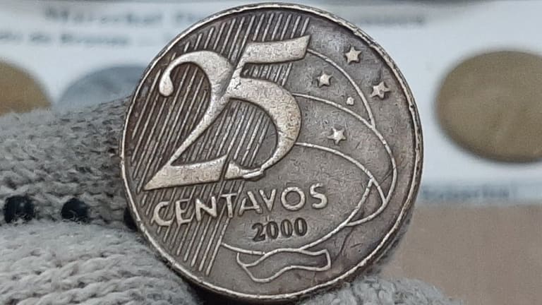 Esta moeda de 25 centavos já vale R$ 400 em 2024 mesmo sem erros Esta moeda de 25 centavos já vale R$ 400 em 2024 mesmo sem erros