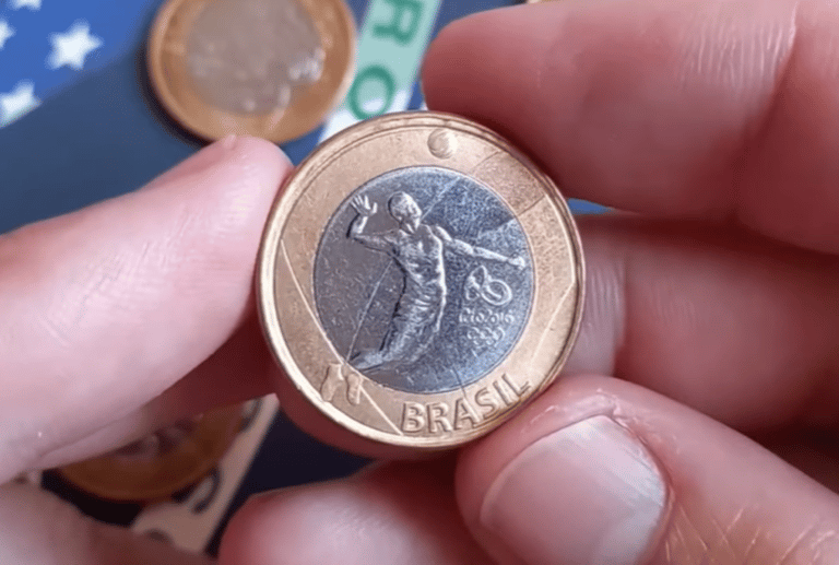 moeda de 1 do voleibol, moeda de 1 real, como vender moedas raras, 1 real do voleibol