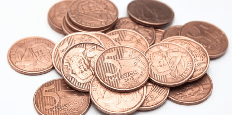 Moeda de 5 CENTAVOS com erro 'comum' chega a valer R$ 220