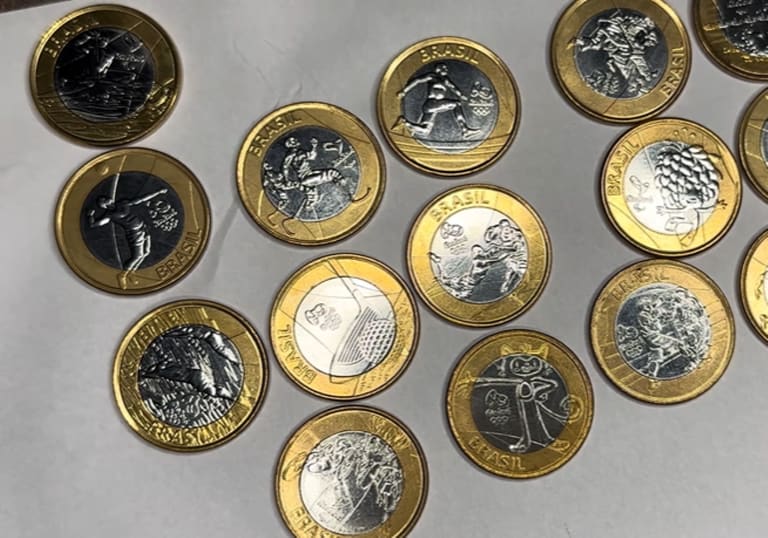 Desvendando o mistério: Qual é o verdadeiro valor das Moedas Comuns de 1 Real das Olimpíadas?