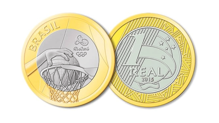 Essas moedas de 1 real das Olimpíadas do Rio 2016 são verdadeiras raridades no mercado de colecionadores.