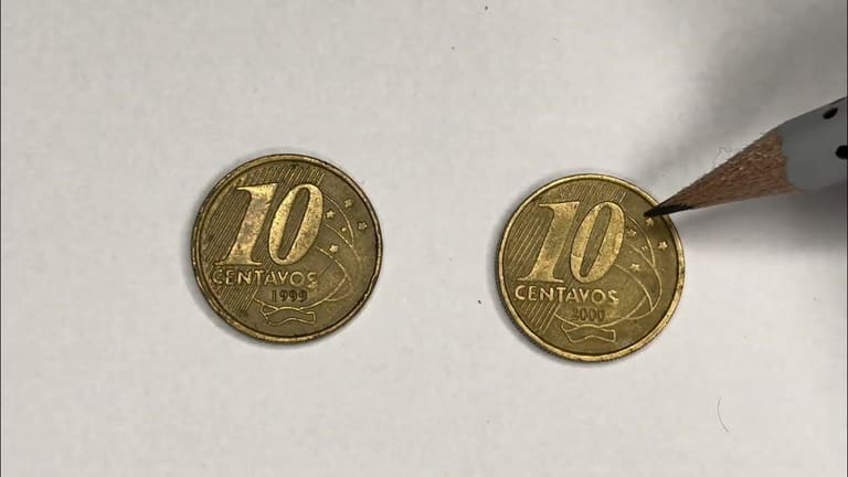Quando as moedas de 10 centavos de 1998, 1999, 2001 e 2010 podem ser consideradas valiosas