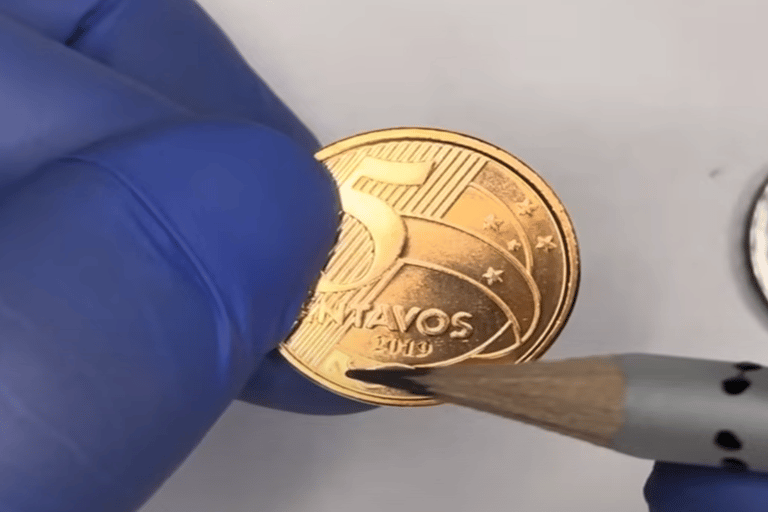 Moeda 5 centavos 2019 letra A