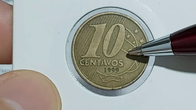 Entenda por que a moeda de 10 centavos de 1999 é a mais valiosa de todas