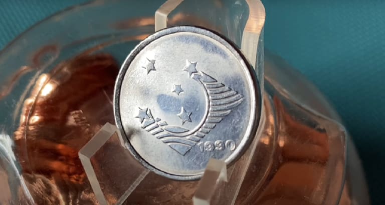 moeda de 1 cruzeiro Saiba o valor da moeda de 1 cruzeiro de 1990 com o reverso horizontal!