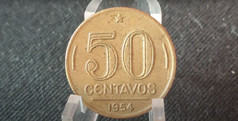 Entenda o Valor e a Raridade da Moeda de 50 Centavos de 1954: Erro de Cunhagem e Características