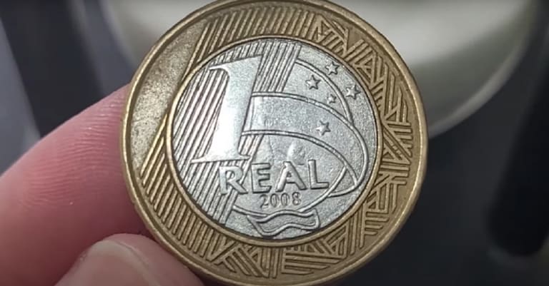 Moeda de 1 real de 2008 com erro pode valer uma fortuna! Veja como identificar