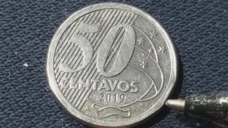 Não subestime! Confira o valor da moeda de 50 centavos com a letra A em 2025