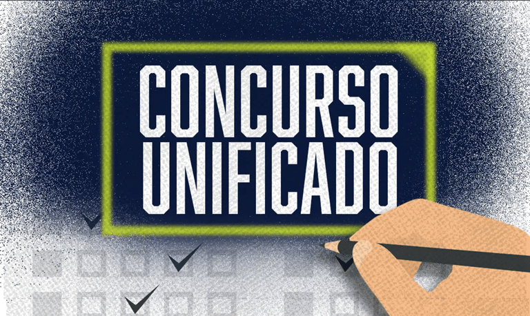 Ilustração do Concurso Nacional Unificado (CNU), com foco em ampliar a participação feminina.