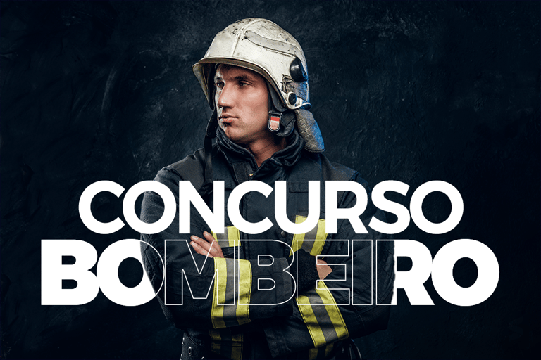 Concurso Bombeiros com 144 vagas tem provas adiadas; veja a nova data! Bombeiro fardado posando para foto, simbolizando um concurso público.