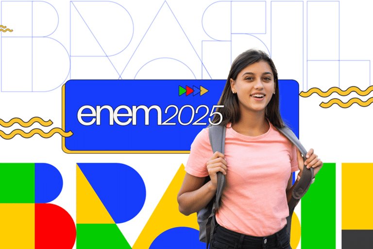 Enem 2025 Enem 2025 Brasil: Estudante jovem com mochila