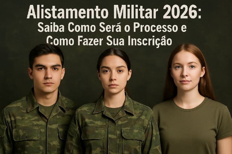 Alistamento militar 2026: saiba como será o processo e como fazer sua inscrição