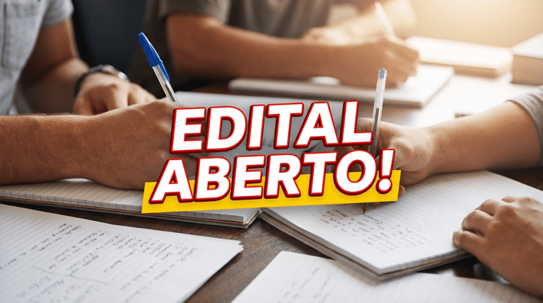 Pessoas escrevendo em cadernos abertos com canetas, participando de estudo coletivo